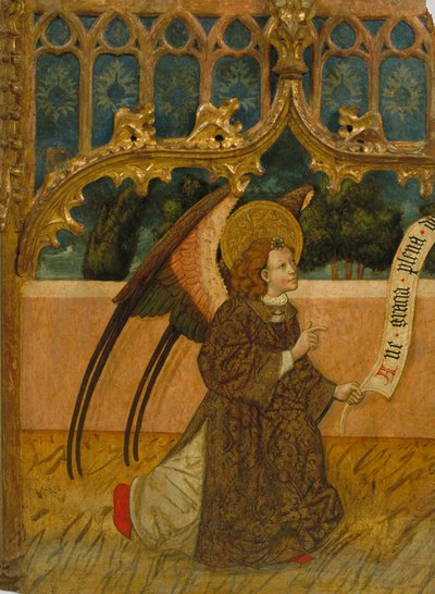 Archangel Gabriel from an Annunciation by Unbekannt Unbekannt